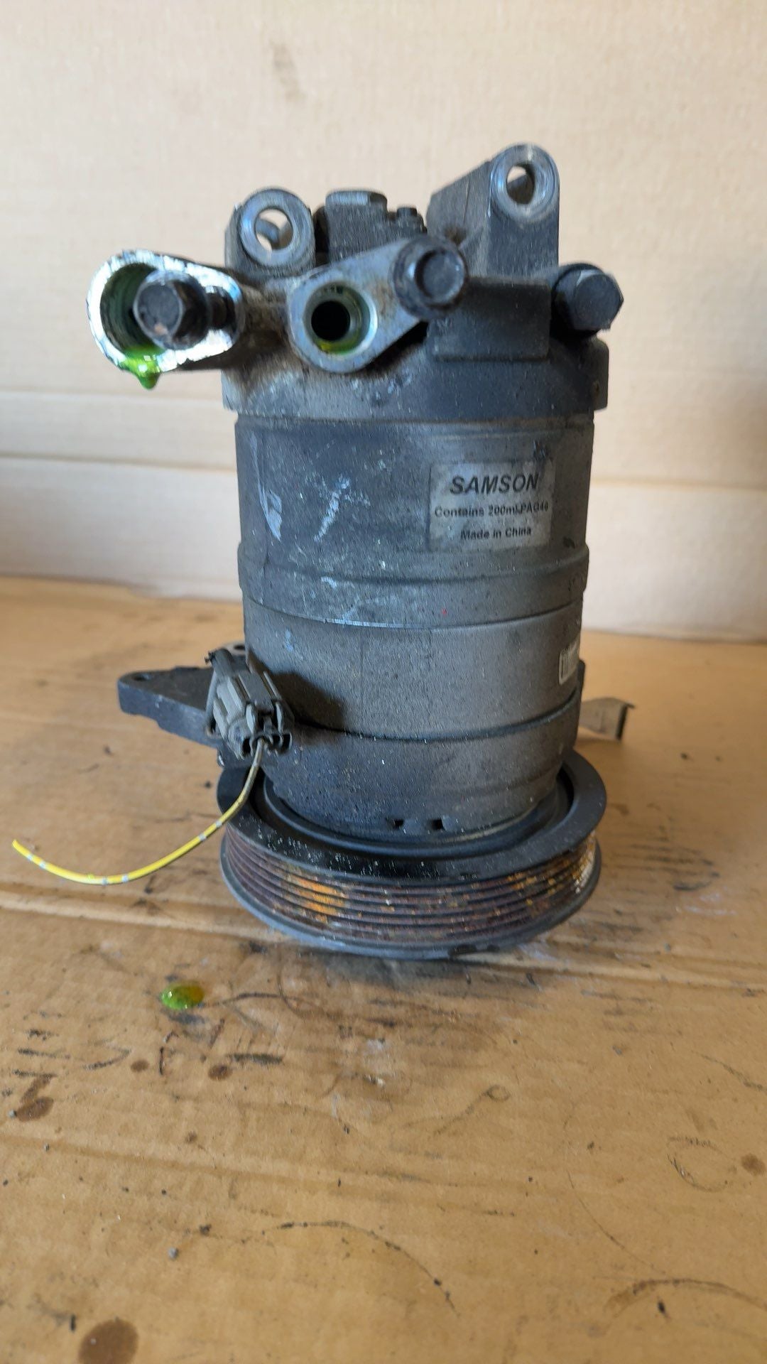 2005 thru 2009 Nissan Quest AC Air Conditioning Compressor 6 Cylinder