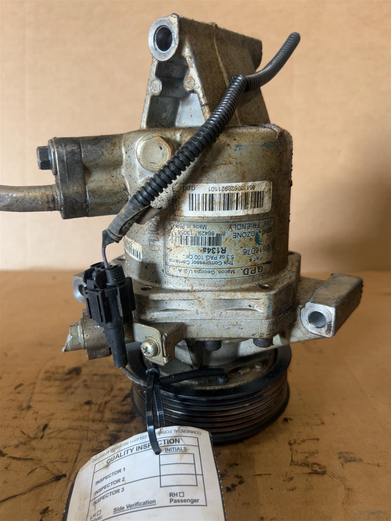 2015 thru 2019 Nissan Versa, Nissan Worldwide Micra AC Air Conditioning Compressor 1.6L
