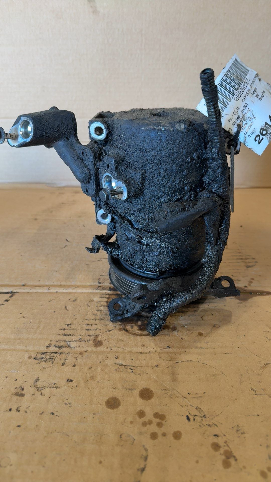 1999 thru 2007 Toyota Highlander, Lexus RX300, Lexus RX330 AC Air Conditioning Compressor 6 Cylinder