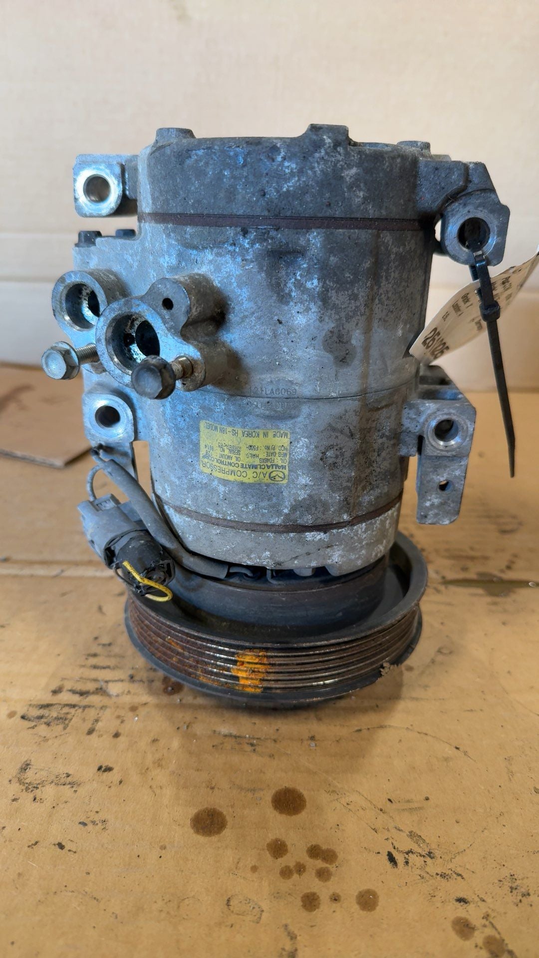 2010 thru 2017 Mazda 5, Mazda 3 AC Air Conditioning Compressor 2.5L