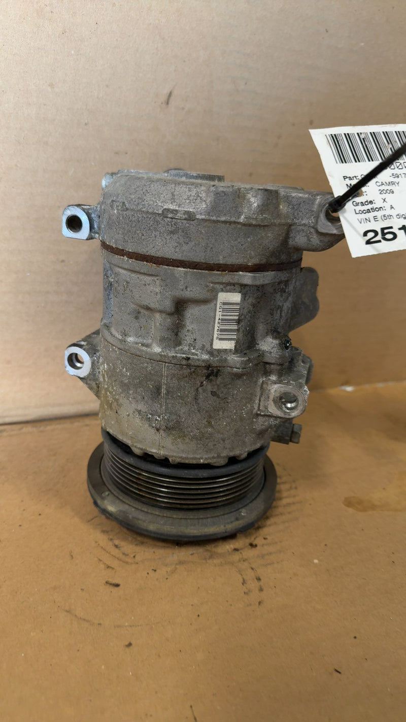 2007 2008 2009 Toyota Camry AC Air Conditioning Compressor 2.4L VIN E 4 cylinder 2AZFE engine