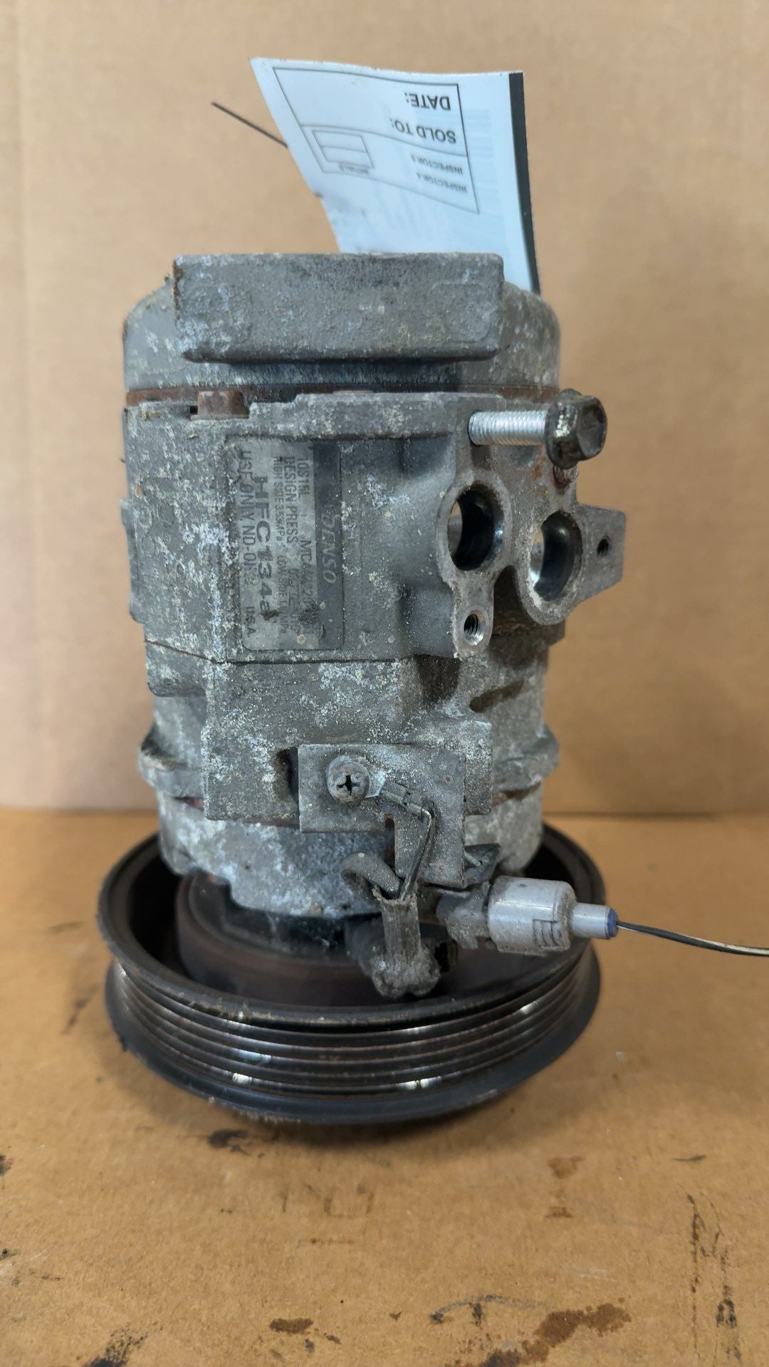 2003 thru 2008 Toyota Corolla, Toyota Matrix AC Air Conditioning Compressor 4 Cylinder