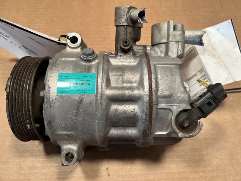 2007 thru 2012 Volkswagen Passat, Volkswagen CC, Volkswagen Jetta, Volkswagen EOS and 4 more AC Air Conditioning Compressor