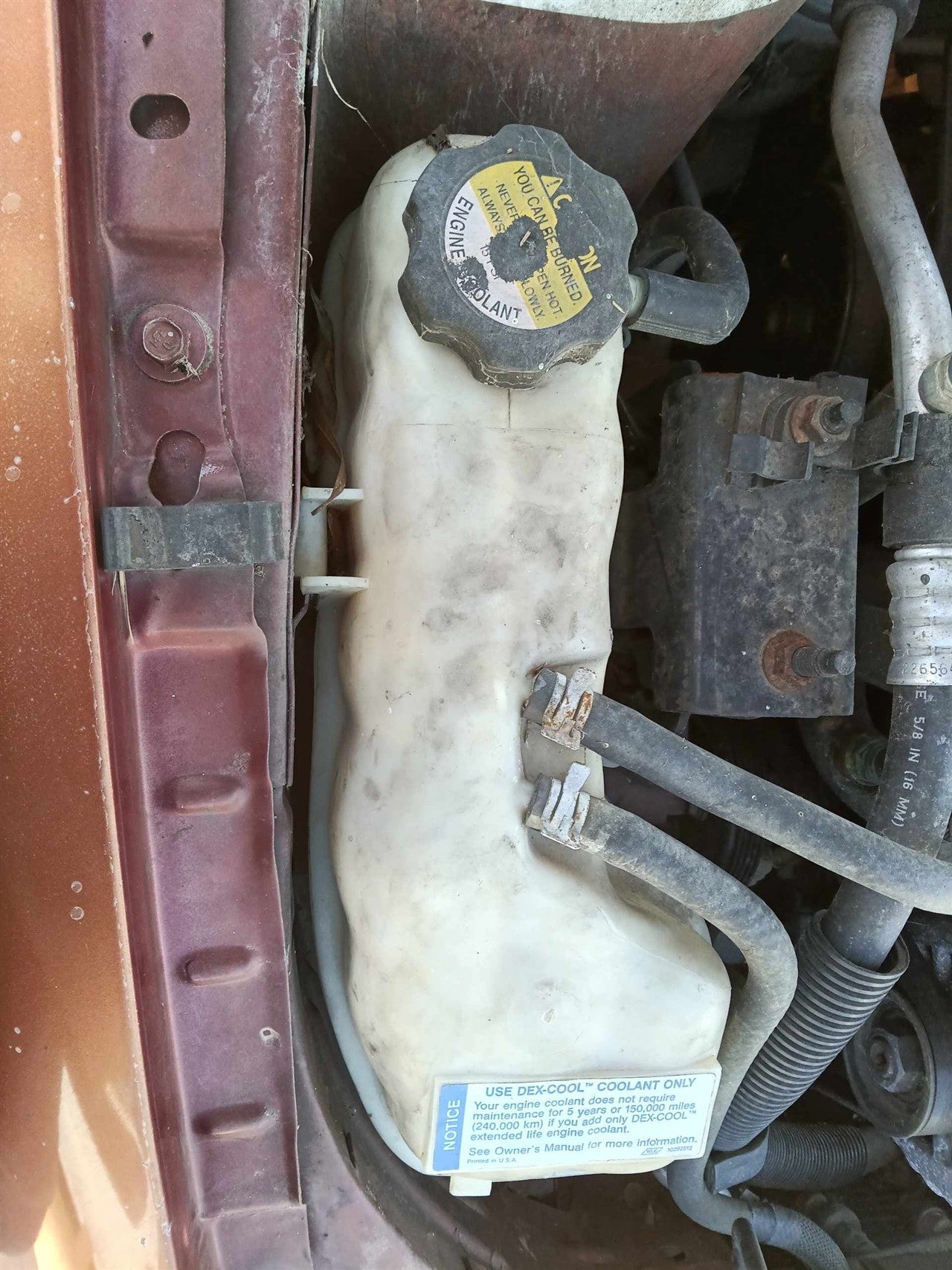 1999 thru 2006 Chevrolet Malibu, Pontiac Grand AM, Oldsmobile Alero, Chevrolet SSR and 2 more Coolant Overflow Reservoir