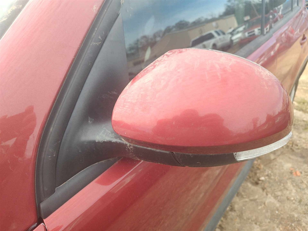 2009 thru 2018 Volkswagen Tiguan Left Driver Side View Door Mirror Power L